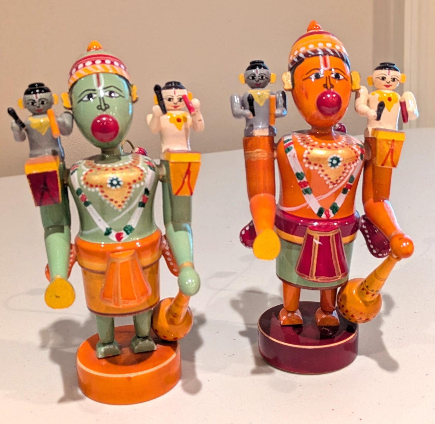 Hanuman with Ram and Lakshman