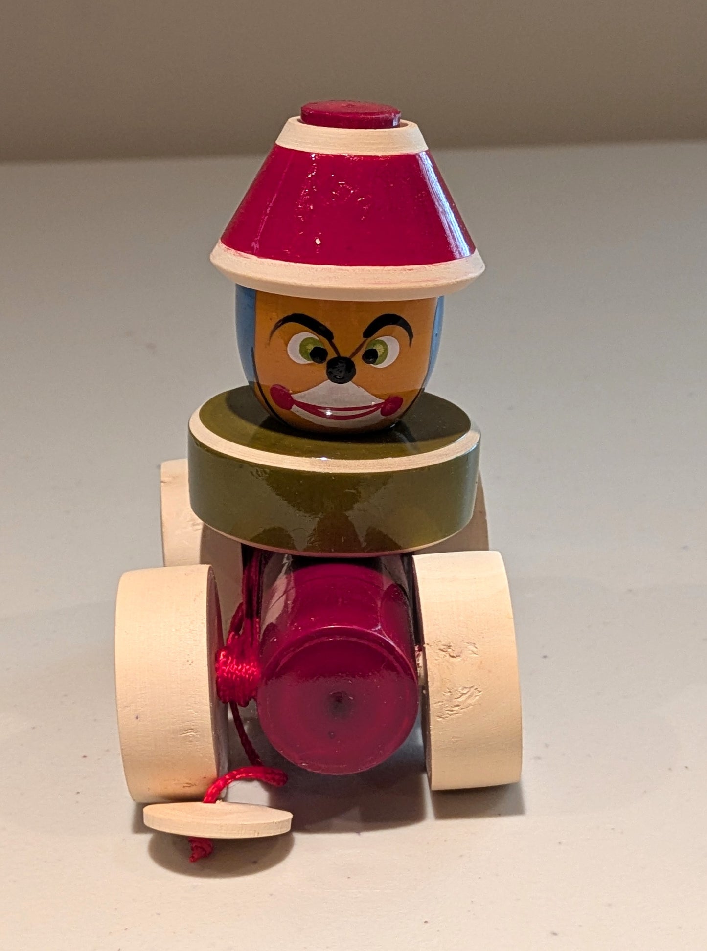 Clown Car Stacking Pull Toy