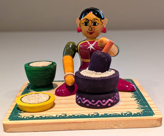 Rolu Woman - Stone Hand Mill