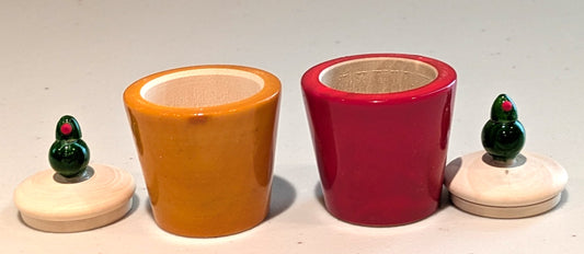 Parrot Kumkuma Dibba Set