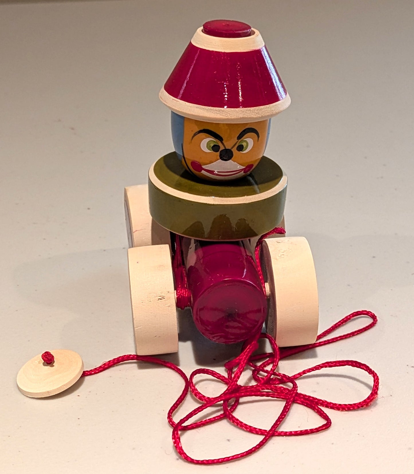 Clown Car Stacking Pull Toy