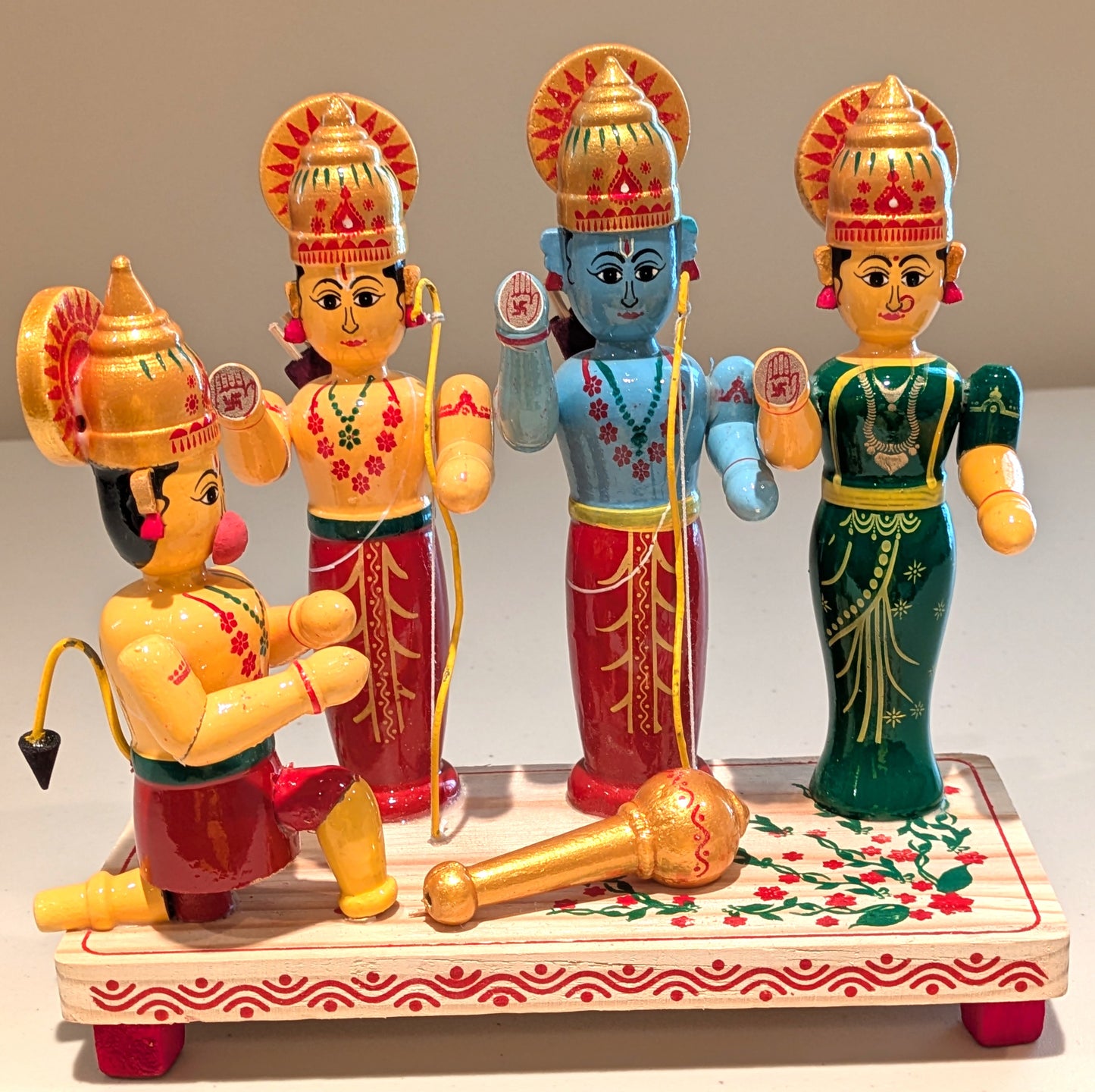 Painted Ram Parivar
