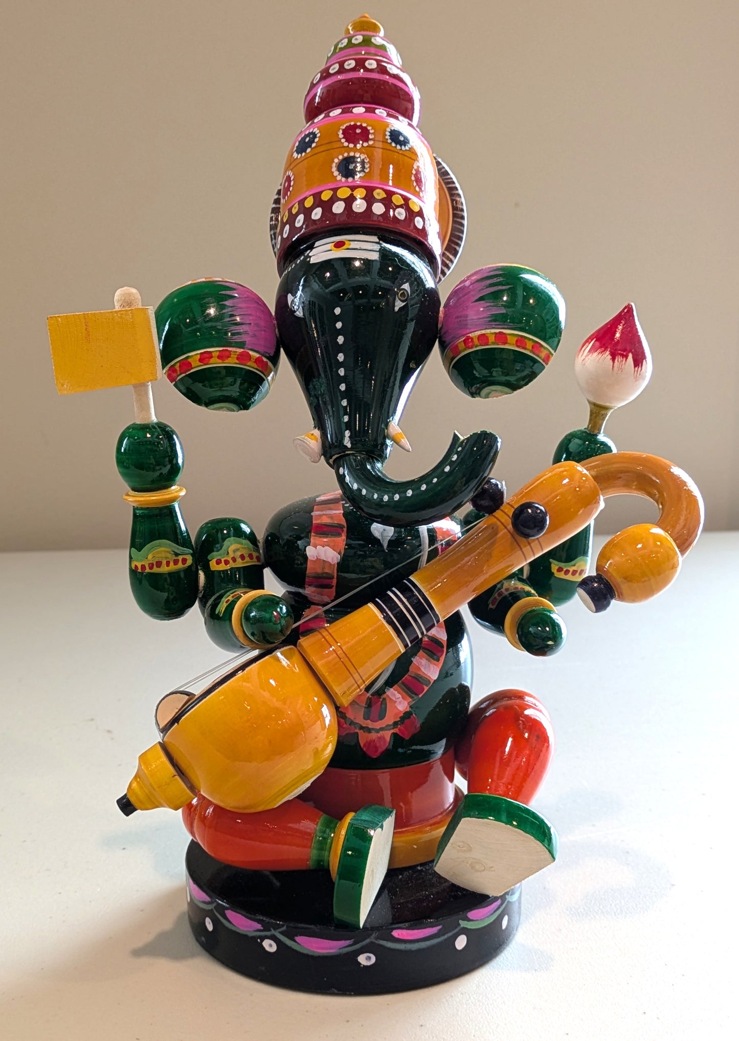 Musical Ganesha with Veena
